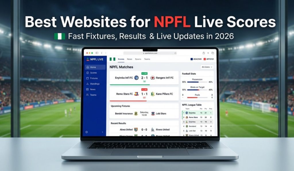 Best Websites to Follow NPFL Live Scores in 2026
