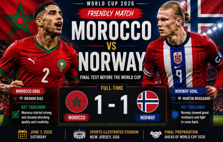 What Morocco and Norway Learned From Their Final World Cup Test